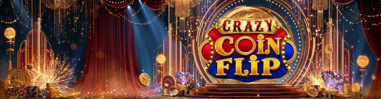 Crazy coin flip slot Banner 4